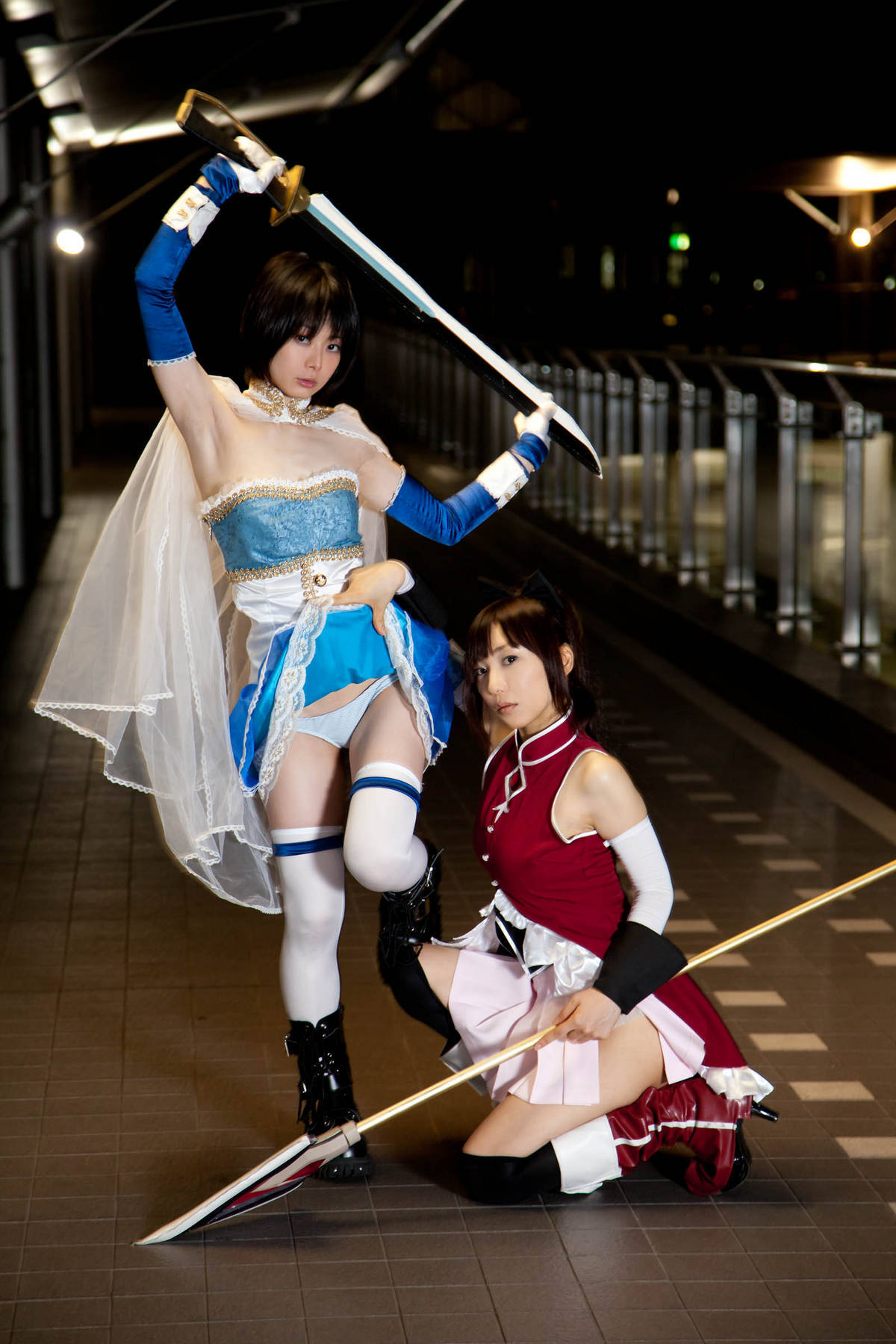 (C80) (コスプレ)   Sayaka and Kyoko  CosPlay制服诱惑套图